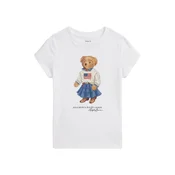 Polo Ralph Lauren Majica 312A98403001 Bela Regular Fit