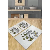 Lessentiel Maison Set 3 prostirke za kupatilo Šareni