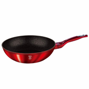 shumee GRANITNI WOK 28cm BERLINGER HAUS RDEČA KOVINSKA LINIJA BH-1267