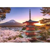 Ravensburger Puzzle Češnjevi cvetovi na Japonskem 1000 kosov