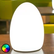 Smart&Green Egg - dekorativna luč z aplikacijo in polnilno baterijo - Sodobni - bela - Plastika