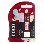 LOCO Labial, Cranberry i Shea Butter, 5.1g