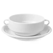 Hendi Porcelanski krožnik za vrč za jušno osnovo OPTIMA, premer 170 mm, komplet 12 kosov - 770931