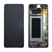 LCD zaslon za Samsung Galaxy S10 Plus - crni- OEM - AAA