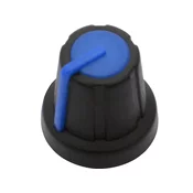 Gumb za potenciometar N-2 plave boje 17,5 mm