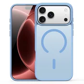Hibridni ovitek Yind z magnetom MagSafe za iPhone 17 Pro/18 Pro - light blue