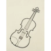 DP TORBA Z VIOLINO KREM/ČRNA VIOLINA