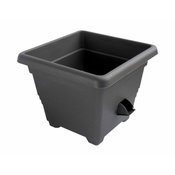 eoshop Cvetlični lonček BERGAMOT samozalivalna plastika 25x25x20cm