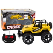 Daljinsko upravljanje voziček Cross 1:18 - rumen