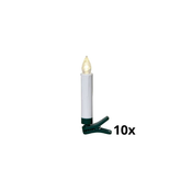 Eglo 410001 - SET 10x LED Rasvjeta za božićno drvce 1xLED/0,06W/1xAAA