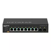 NETGEAR GSM4210PX-100EUS mrežni prekidač Upravljano L2/L3 Gigabit Ethernet (10/100/1000) Podrška za napajanje putem Etherneta (PoE) Crno