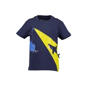 BLUE SEVEN Majica  mornarska / svetlo modra / rumena