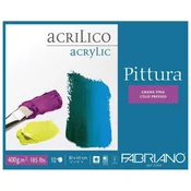 Blok Pittura Acrilico 30x40cm 400g 10L (cold pressed/grana fina) Fabriano