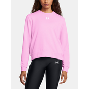 Under Armour Women‘s sweatshirt Rival Terry Crew Pink