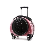 Bolzz Premium kofer za prevoz kucnih ljubimaca, roze