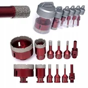 Kraft&Dele Luknjasta žaga Komplet diamantnih luknjastih žag M14 5 68 mm