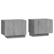 Nocni ormaric sivog sonome 100x35x40 cm konstruirano drvo