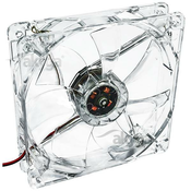 Akyga Ventilator 120mm MOLEX 4 LED, rdeč