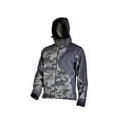 Proline SOFTSHELL JAKNA S KAPUCO V MASKIRNEM OBLIKOVANJU, ZELENO-ČRNA, S, CE, LAHTI