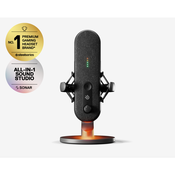SteelSeries Alias Streaming-Mikrofon, USB, RGB - schwarz-61601