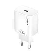 LINQ LinQ, Hitri polnilec USB-C 45W Power Delivery 3.0, Bela, (5000213751)
