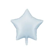 Folijski balon zvezda 48 cm mat modro megličasto modra