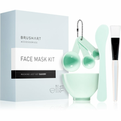BrushArt Accessories Face mask kit set za njegu lica minty