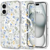 Clear Case Aurora Flower za iPhone 16e MagSafe - prozoren