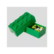 LEGO® škatla za malico 10x20x7,5 cm, temno zelena