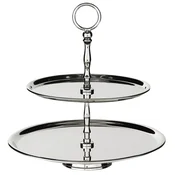 Casa Padrino luxury etagere silver A� 26 x H. 28 cm - Round cake & biscuit cake stand - Gastronomy accessories - Restaurant accessories - Hotel accessories - Luxury accessories