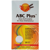 NATURAL WEALTH prehransko dopolnilo ABC Plus (okus pomaranče), 20 šumečih tablet