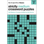 New York Times Games Strictly Medium Crossword Puzzles Volume 2: 200 Medium Puzzles