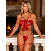 SuperLove I Am The Gift Lingerie Set 81241 Red M/L