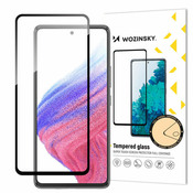9H Full Glue kaljeno zaščitno steklo za Samsung A55 5G, Črn rob