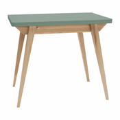 Zložljiva jedilna miza z zeleno ploščo vrhom 65x90 cm Envelope - Ragaba