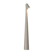 Vibia LED baterijska namizna svetilka Africa, višina 45 cm, temno bež - Dnevna soba/jedilnica - Dizajn - Kovina