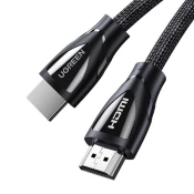 HDMI 2.1 kabel 8K 60Hz 1,5m, bombažna pletenica, črna