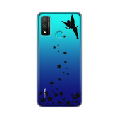 Ovitek Print za Huawei P Smart 2020 My Print Cover, Skin Tinkerbell Magic, črna in prozorna