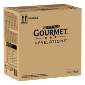 PURINA GOURMET Revelations Mousse Wet Cat Food in Sauce, Chicken & Beef, 48 Pack (48 x 57 g)
