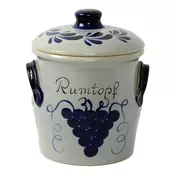 Lonac za rum Rumtopf 5l / 22x21,5 / sivo plavi / keramika