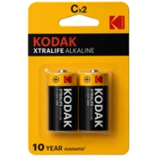 Kodak Velike alkalne baterije - Xtralife Alkaline - C LR14