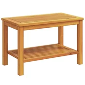 Bocni stol Prirodna nafta 70 x 40 x 45 cm Cvrsto drvo akacije