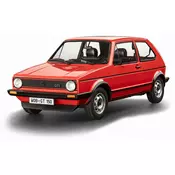 Sastavljivi model Revell Suvremeni: Automobili - Gift Set 50 Years of the VW Golf 1 GTi (s ukljucenim dodacima)