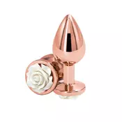 Gold-white rose med plug