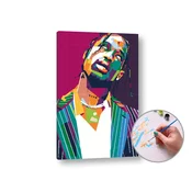 Slikanje po številkah TRAVIS SCOTT | nizka težavnost - brez okvirja
