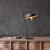 Opviq Stona lampa E14 Socket, Crno-Zlatna