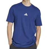 adidas T-shirt Essentials Small Logo JF1093 Tamnoplava Regular Fit