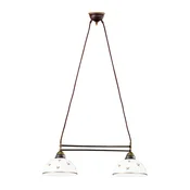 Kolarz 731.82.170 - Viseci luster na sajli NONNA 2xE27/75W/230V, cvetni motiv, rose gold