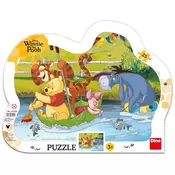 Dino - Puzzle Medvedek Pujsek na križarjenju - 1 - 39 kosov