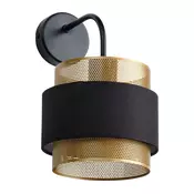 Osram - Zidna lampa DECOR HORNET 1xE27/10W/230V crna/zlatna